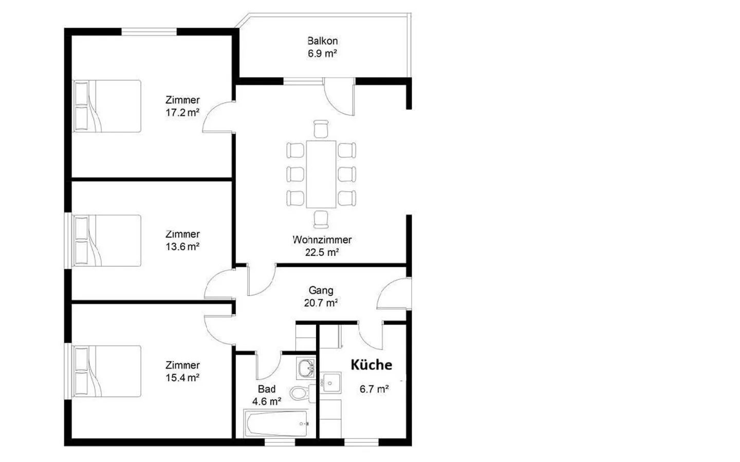Charmante Familienwohnung - Foto 6 von 6