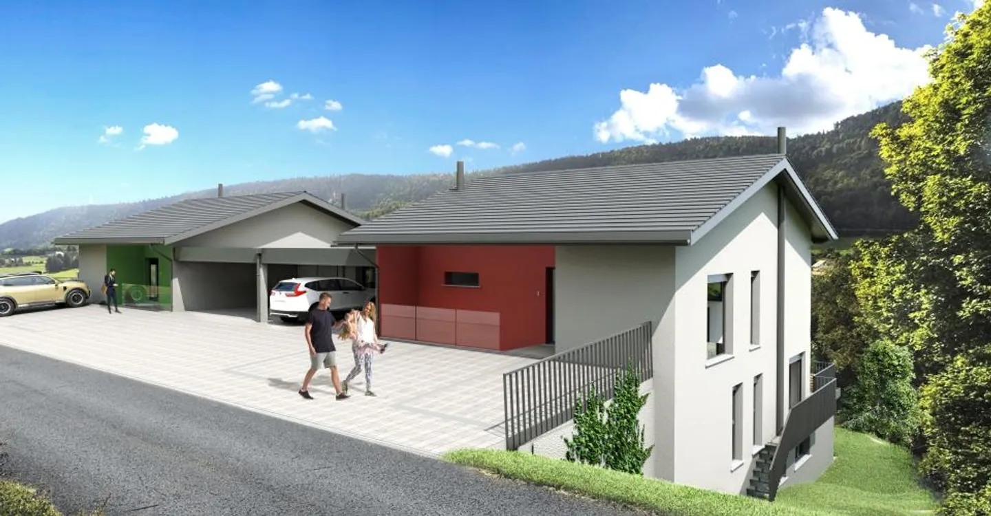 Duplex-Villa mit 73 m² Terrasse in Vallorbe - Foto 3 von 3