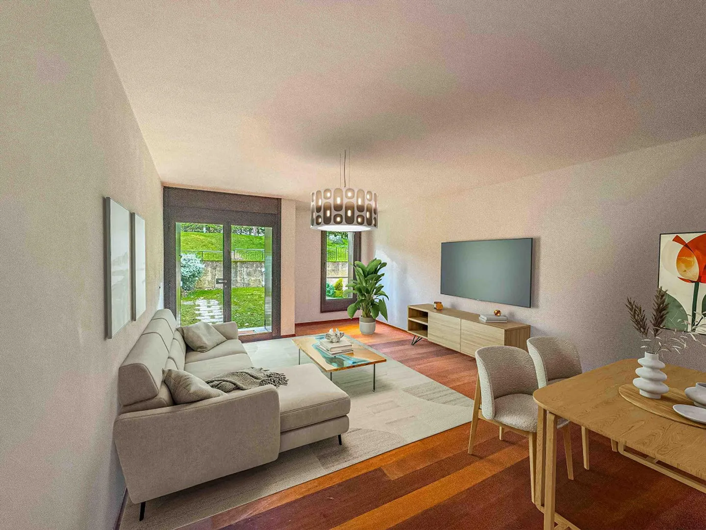 Duplex con giardinetto privato a Collina d’Oro - Foto 1 di 12