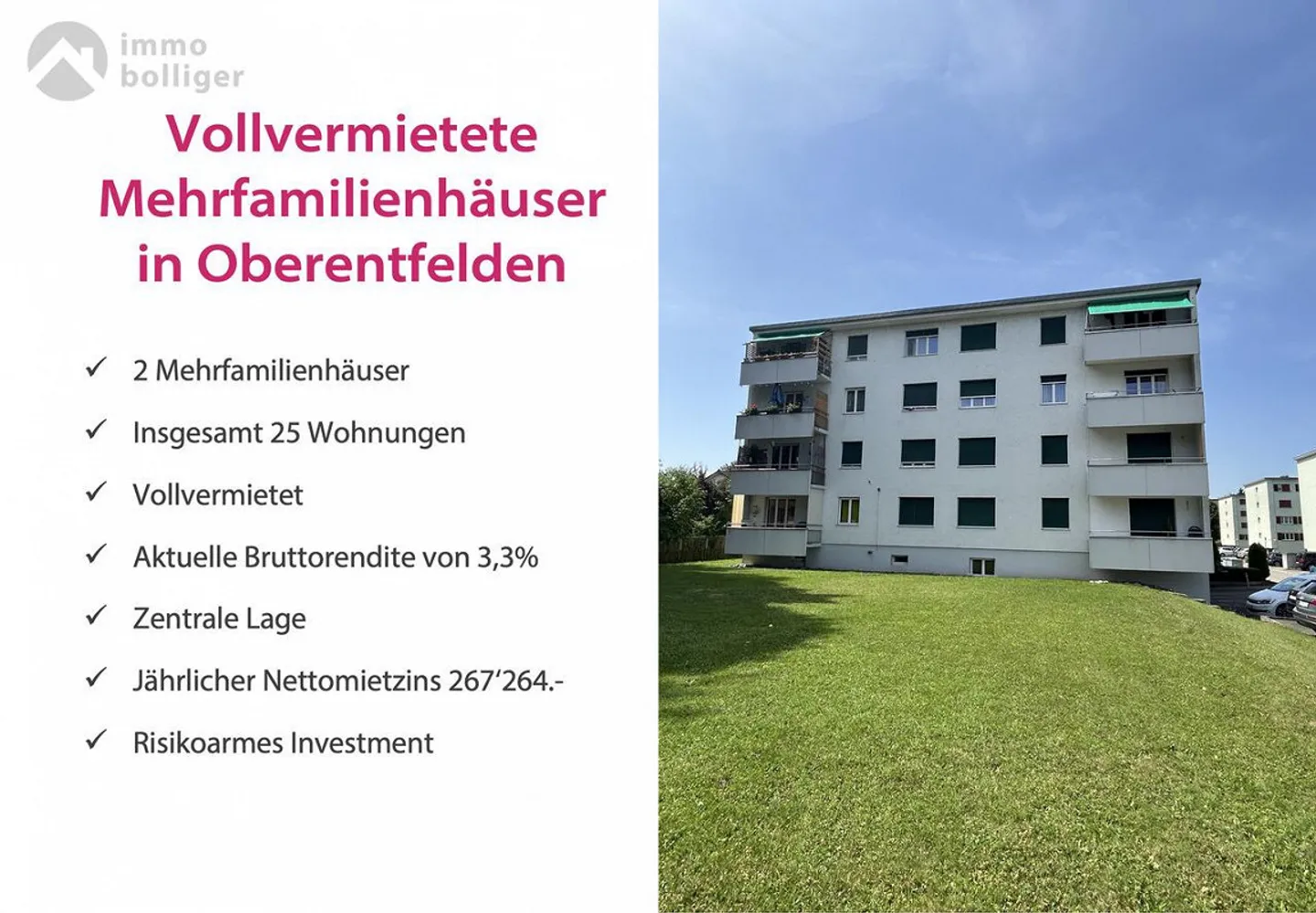 Case multifamiliari completamente affittate a Oberentfelden - Foto 1 di 5