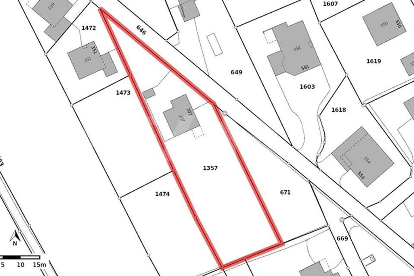 Terreno di sviluppo di 1.491 m² con vista panoramica a Zetzwil - Foto 3 di 10