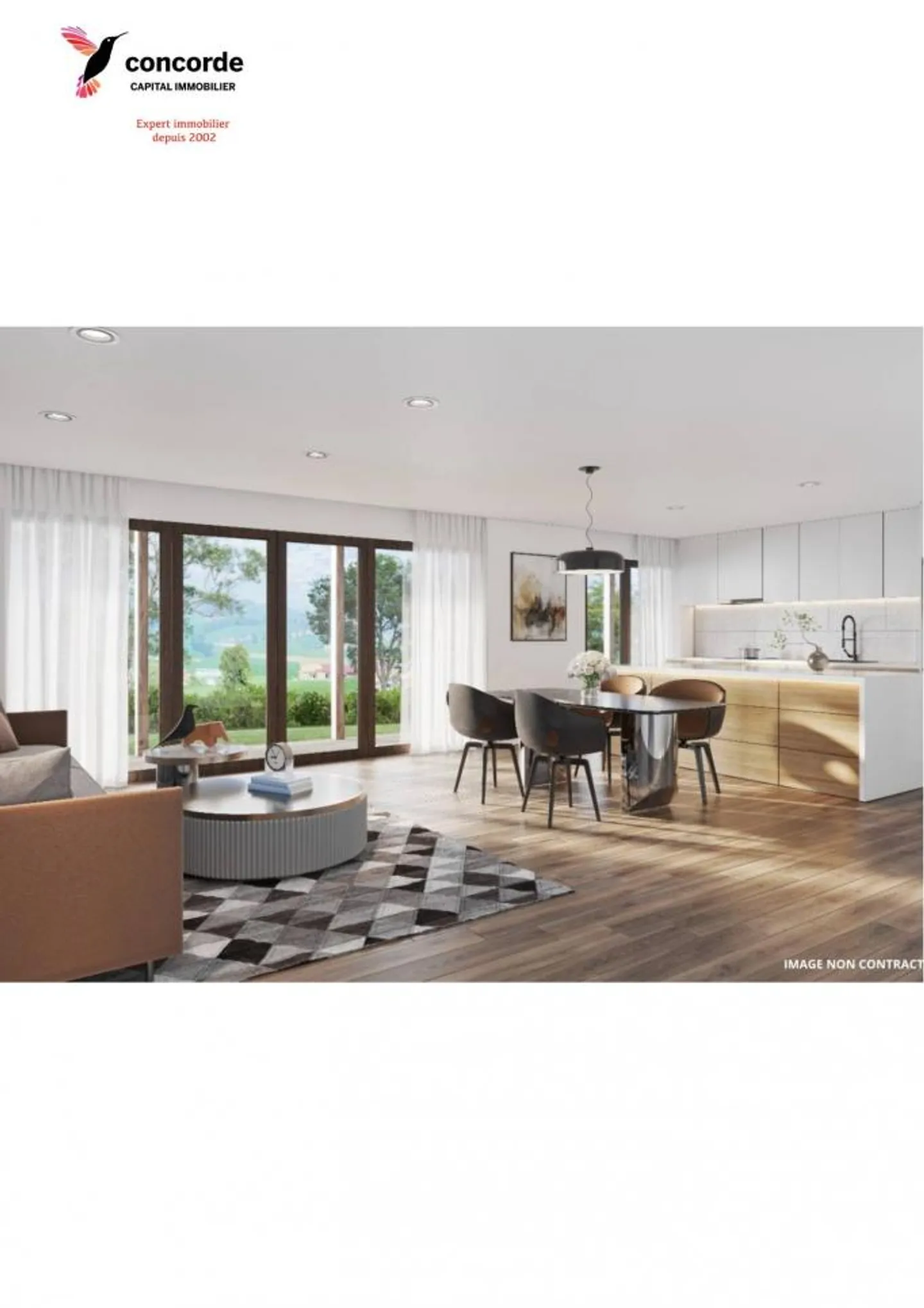 BAT 2 LOT 3 - 3,5 camere di 107 m2 al piano terra con bellissimo giardino e vista - Foto 1 di 4