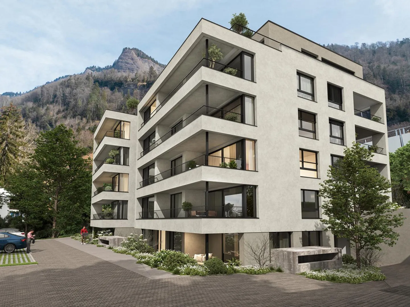 CASA RIVIERA A VITZNAU ELEGANTI APPARTAMENTI DI 4.5 STANZE AL 1° PIANO NEL VILLAGGIO - Foto 1 di 11