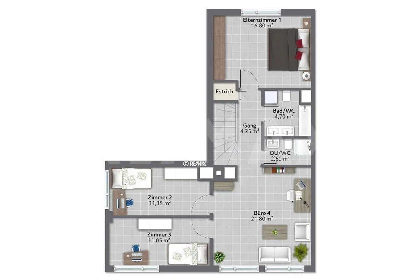 APPARTAMENTO DUPLEX SOLEGGIATO DA 5 A 6 LOCALI CON TERRAZZA DI 56 M² - Foto 12 di 12
