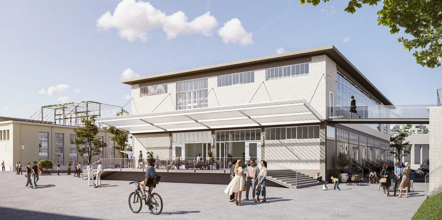 Bâtiment Durolux - Le lieu de travail dynamique avec charme industriel sur le site de Papieri à Cham - Photo 2 sur 5