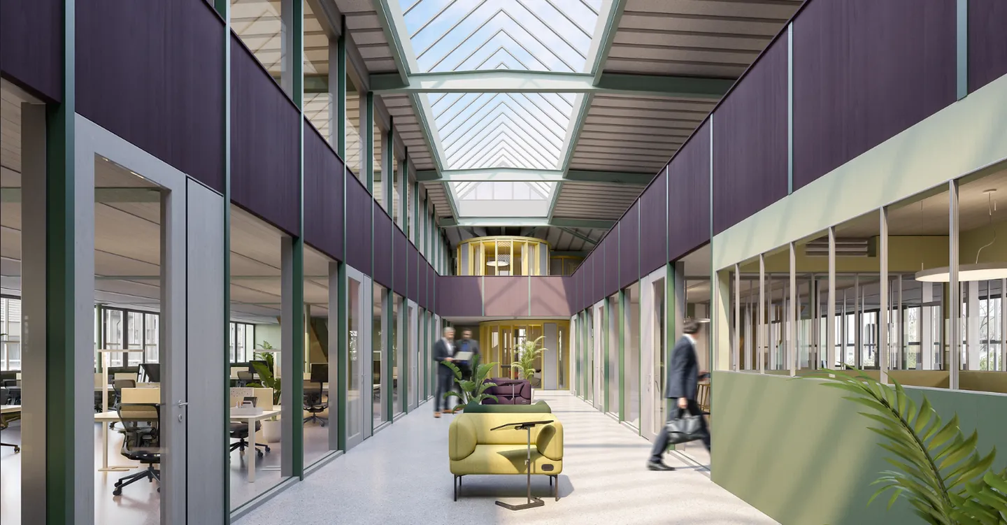 Bâtiment Durolux - Le lieu de travail dynamique avec charme industriel sur le site de Papieri à Cham - Photo 3 sur 5