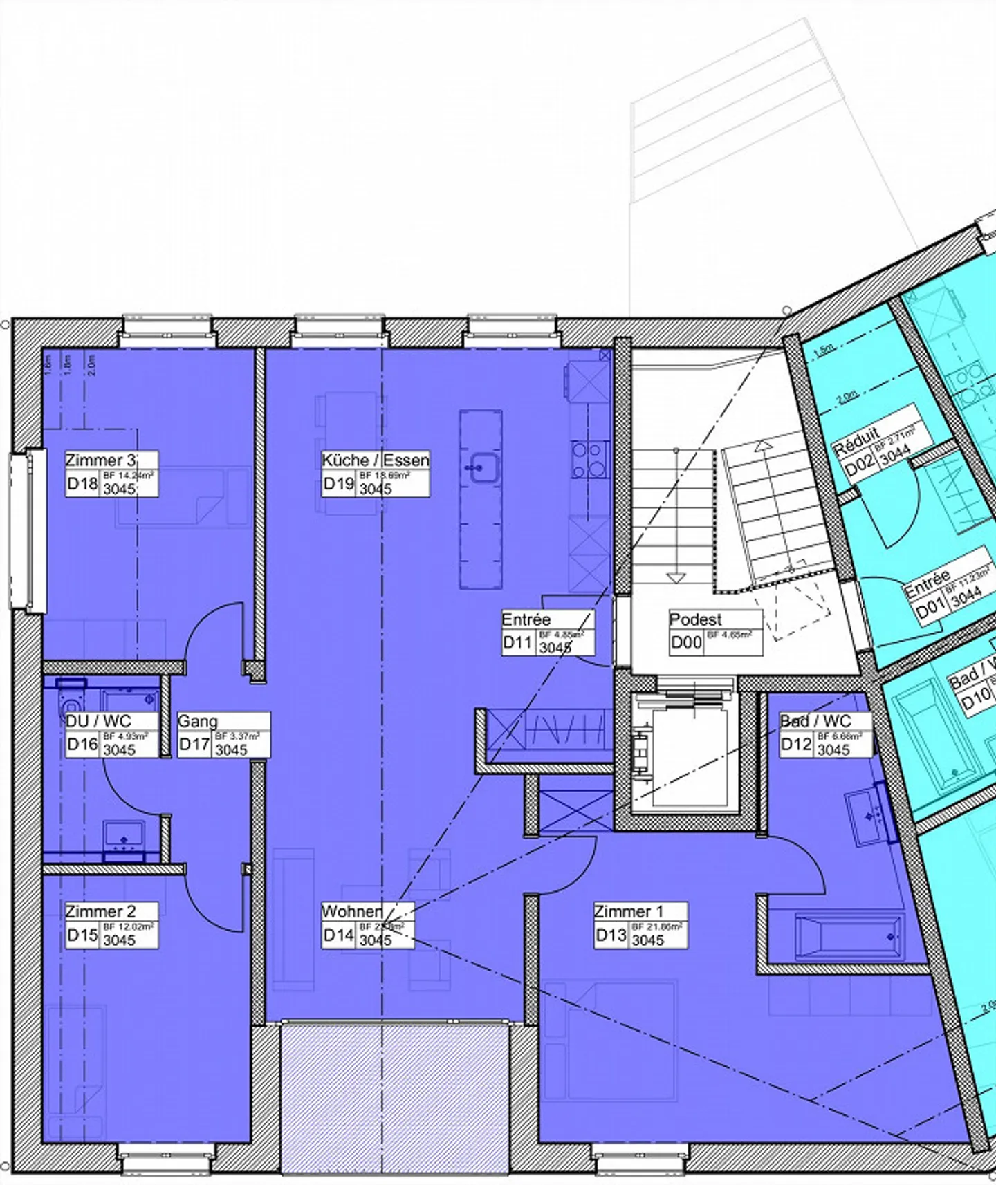 Luxuriöse Dachwohnung mit Bergblick - Foto 11 von 11