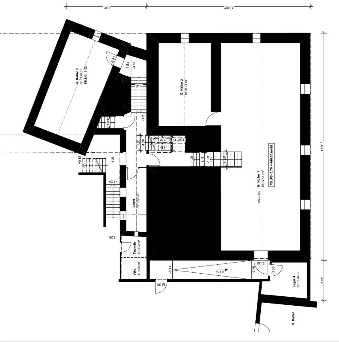 Office/Practice/Commercial/Storage Rooms in Historic Building from 67 m2 - Photo 3 of 5
