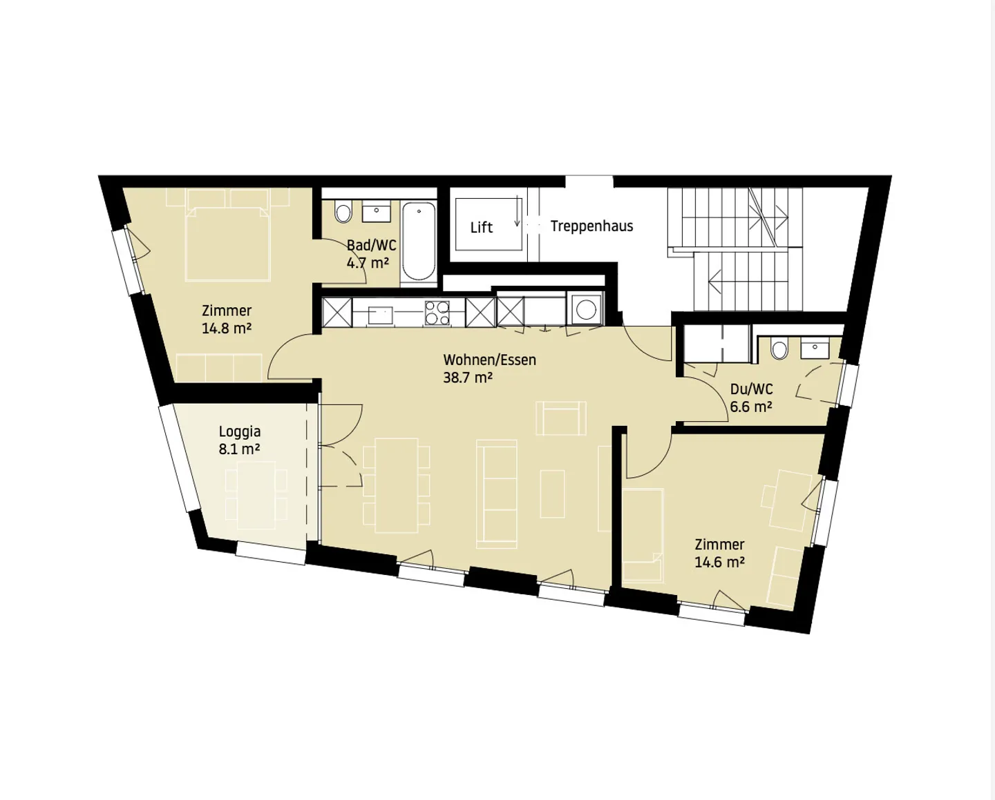 Modern Apartment with Mountain View - Photo 10 of 10