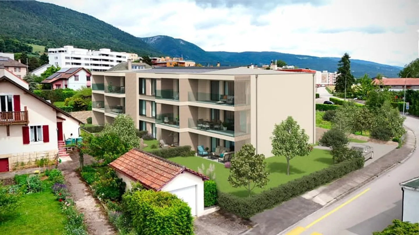 New project in Bevaix - 4.5 room apartment on the 1st floor with balcony - Photo 1 of 5