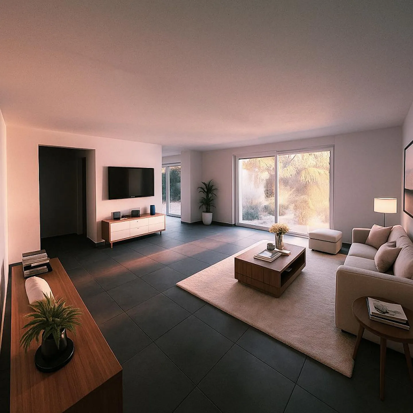 4.5 Wohnung mit Garten und teilweisem Seeblick - Residenza Lum... - Foto 2 von 7