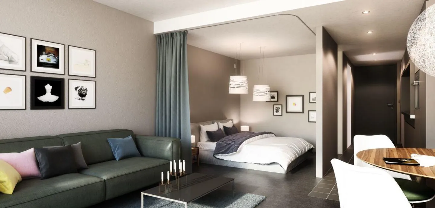 Appartement 1.5 pièces - Photo 1 sur 6