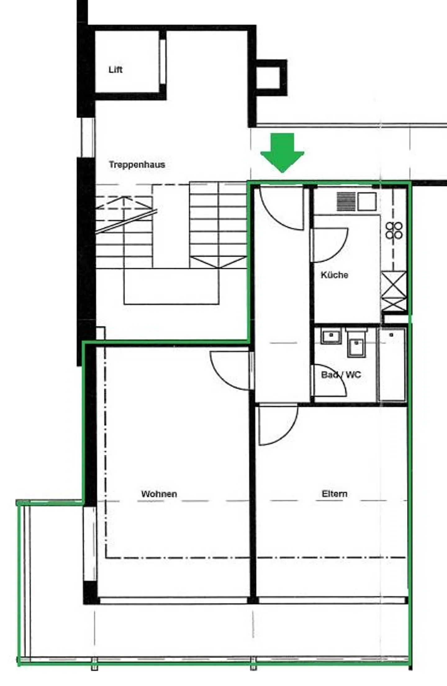 Vivere centralmente a Baar - luminoso, pratico e con balcone - Foto 10 di 10