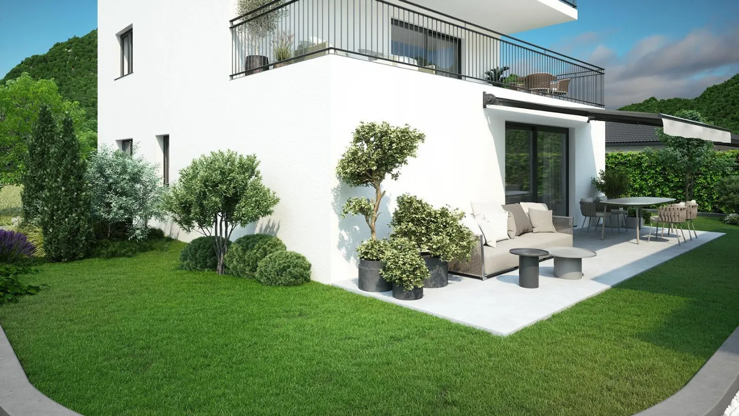 Appartamento nuovo 3,5 con giardino a Bellinzona - Foto 1 di 2