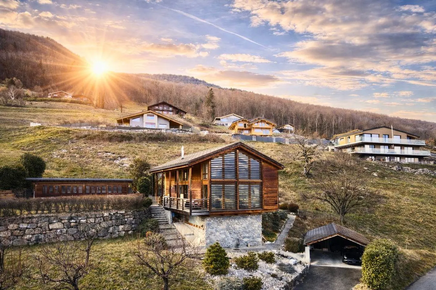 Chalet Charmant avec Vue Montagne - Photo 1 sur 13