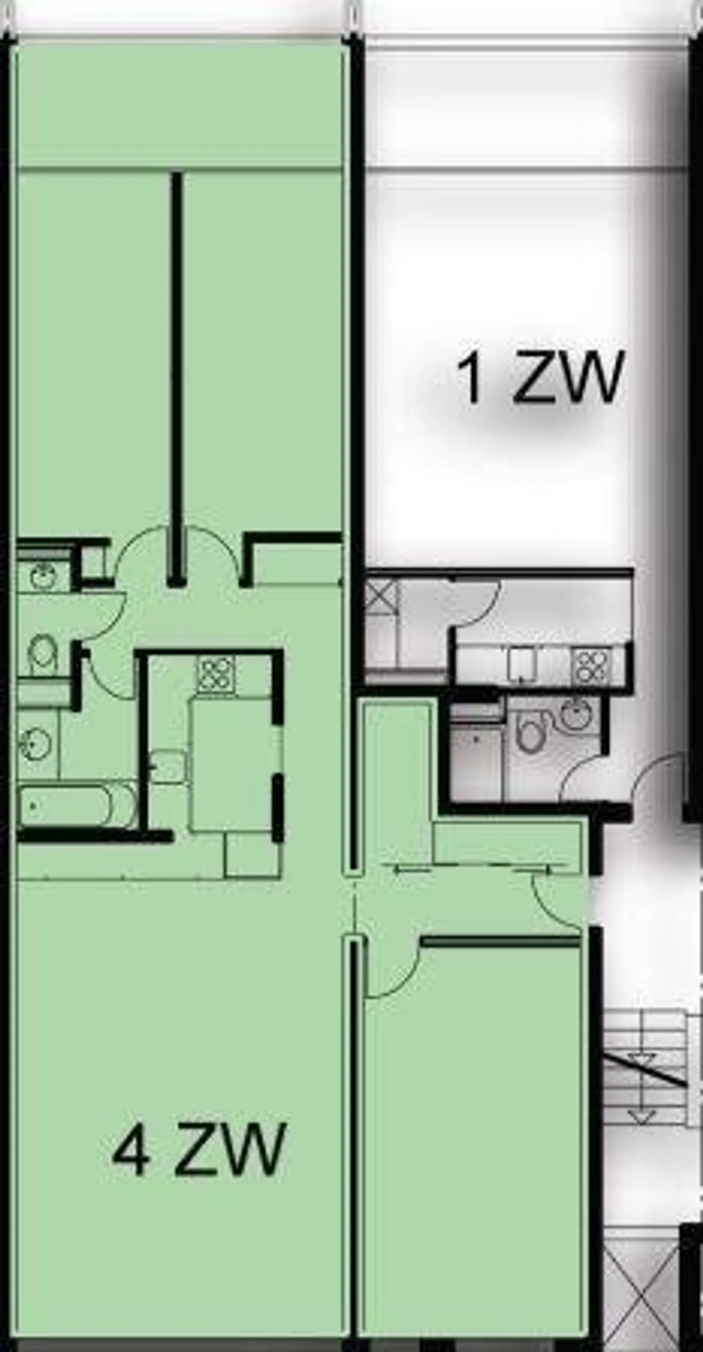 Charming 4-Room Apartment with Balcony - Photo 10 of 10