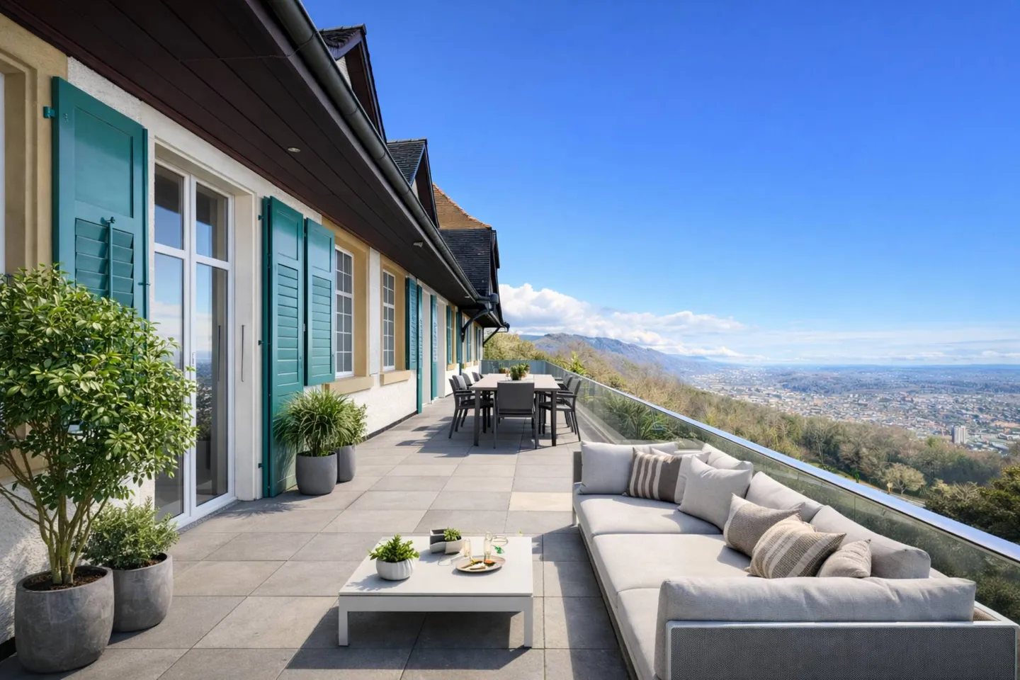 A Panorama of Exception over Biel and the Alps - Photo 1 of 13