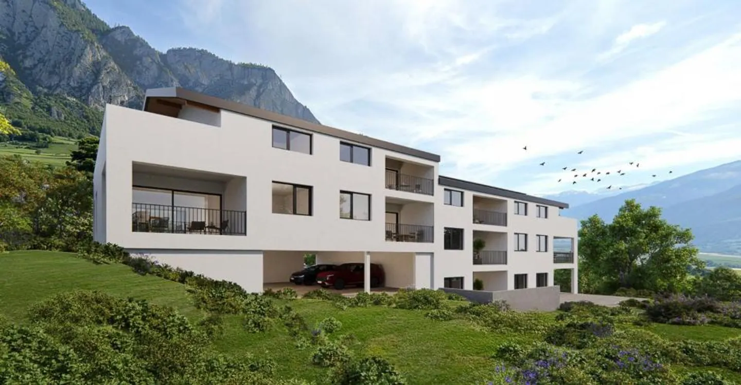 4.5-room penthouse facing south with unobstructed view and large terrace - Photo 4 of 4