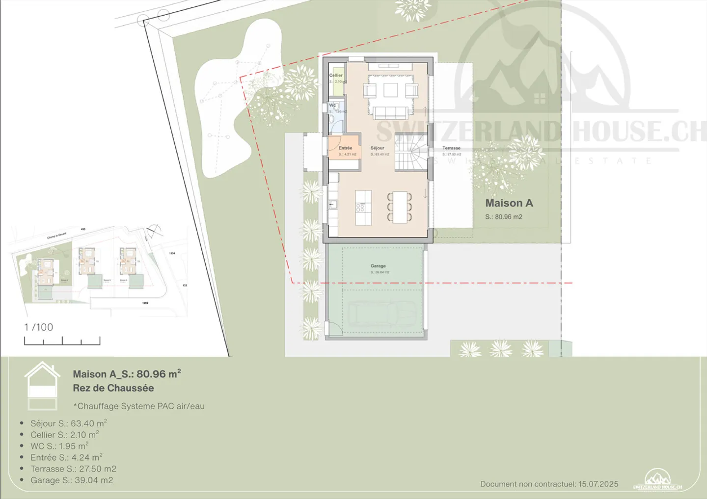 Magnificent villa with 5.5 rooms and large garden in Lovens - Photo 9 of 13