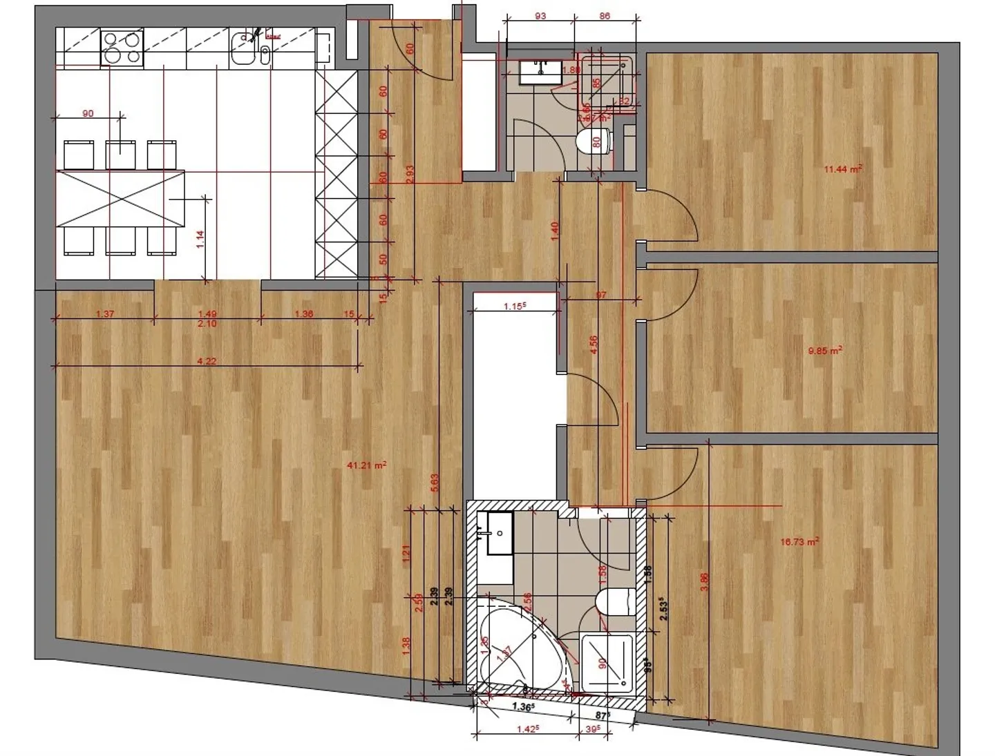 Grand appartement de 4,5 pièces au centre de Naters avec vue dégagée - Photo 10 sur 11