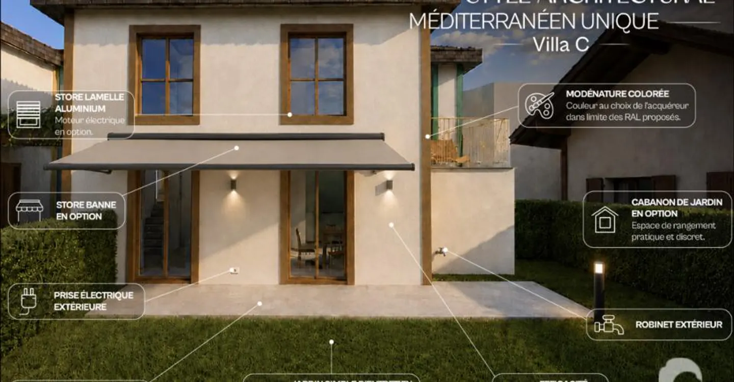 LETZTE NEUE VILLA mit 3,5 Zimmern verfügbar! Los C - Foto 1 von 10