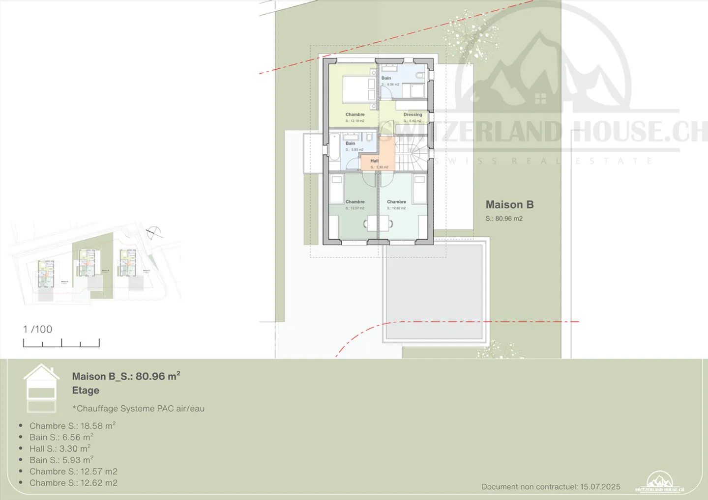 Magnificent single-family villa with 5.5 rooms and large garden in Lovens - Photo 11 of 13