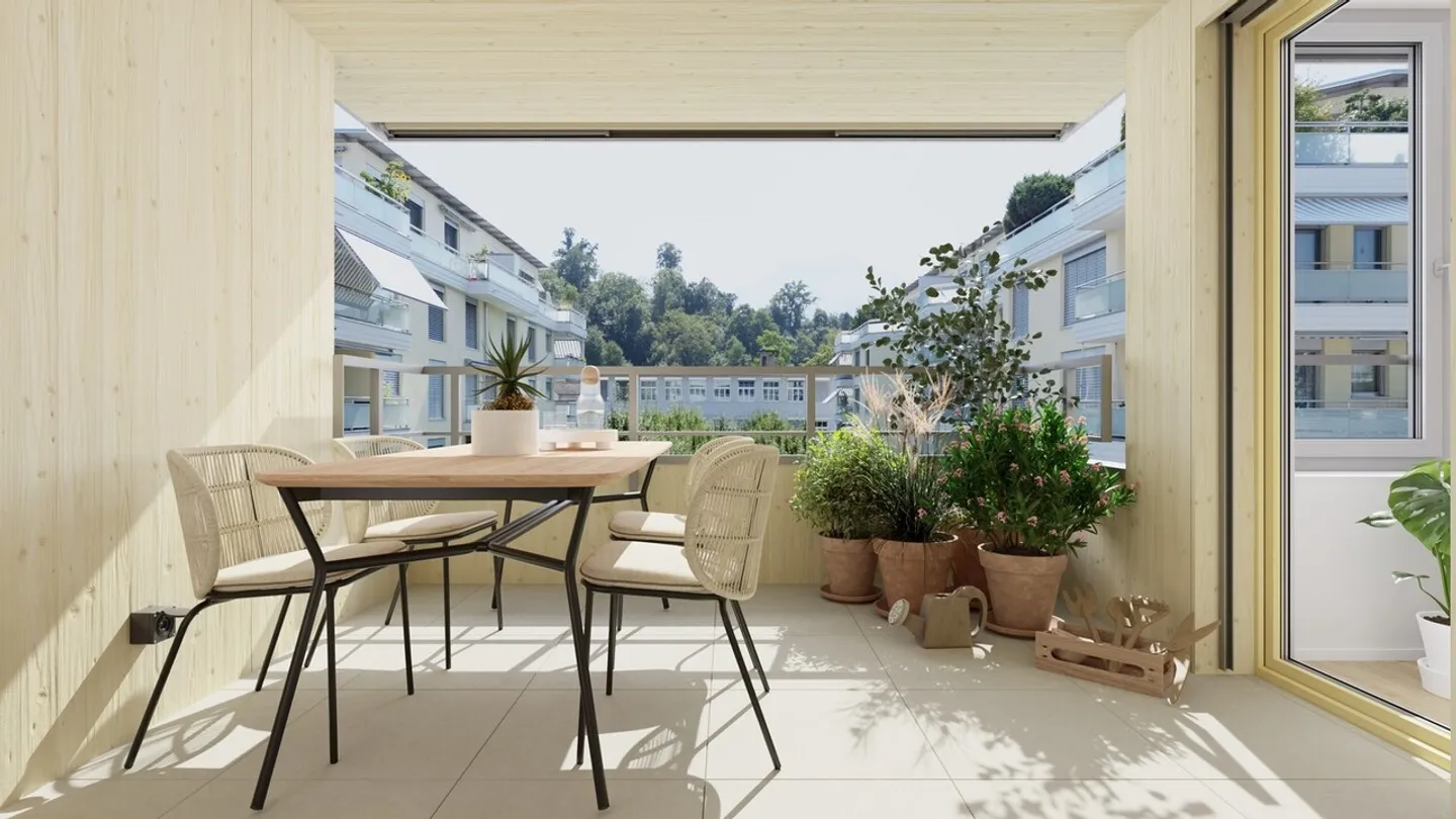 Project LOU - Oasis of Wellbeing in the Vibrant Tribschen Quarter from July 1, 2026 - Photo 1 of 11