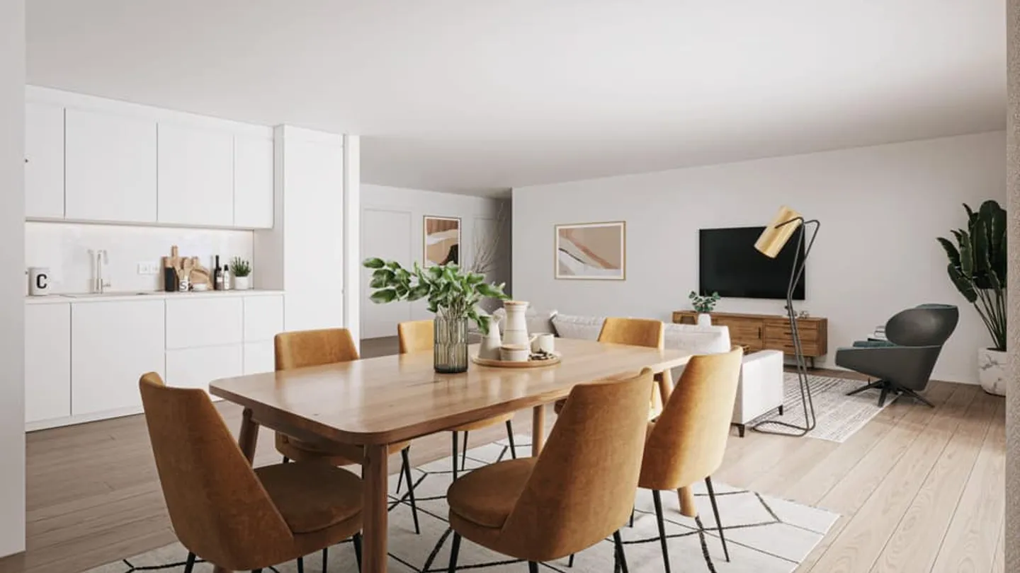 Neue 2,5-Zimmer-Wohnung ideal gelegen in Salgesch - Foto 3 von 5