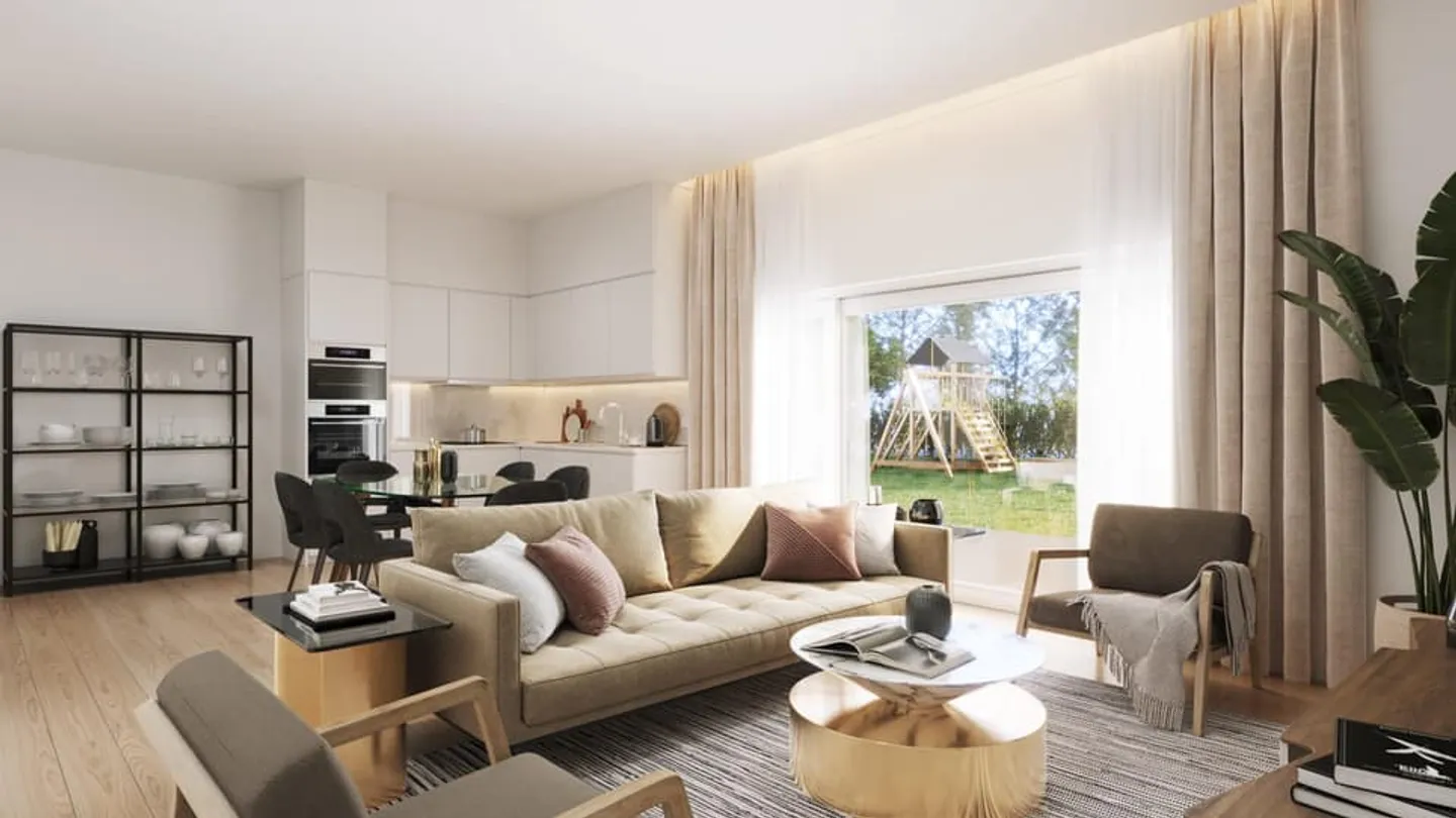 Neue 2,5-Zimmer-Wohnung ideal gelegen in Salgesch - Foto 5 von 5