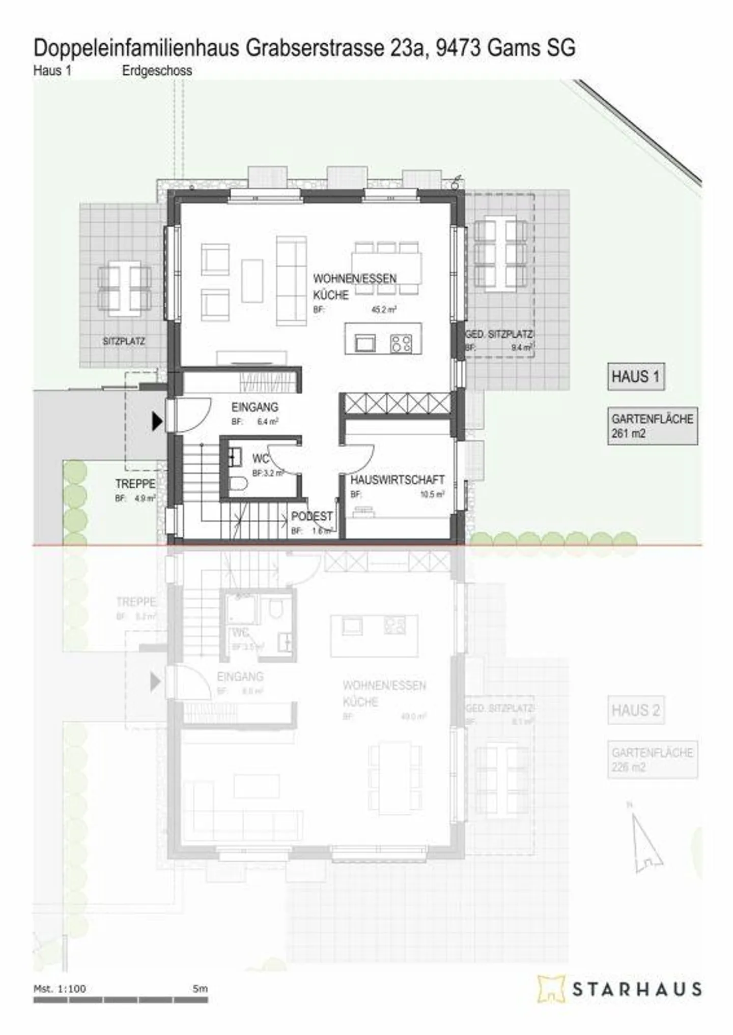 Charmantes Doppelhaus - Foto 4 von 8