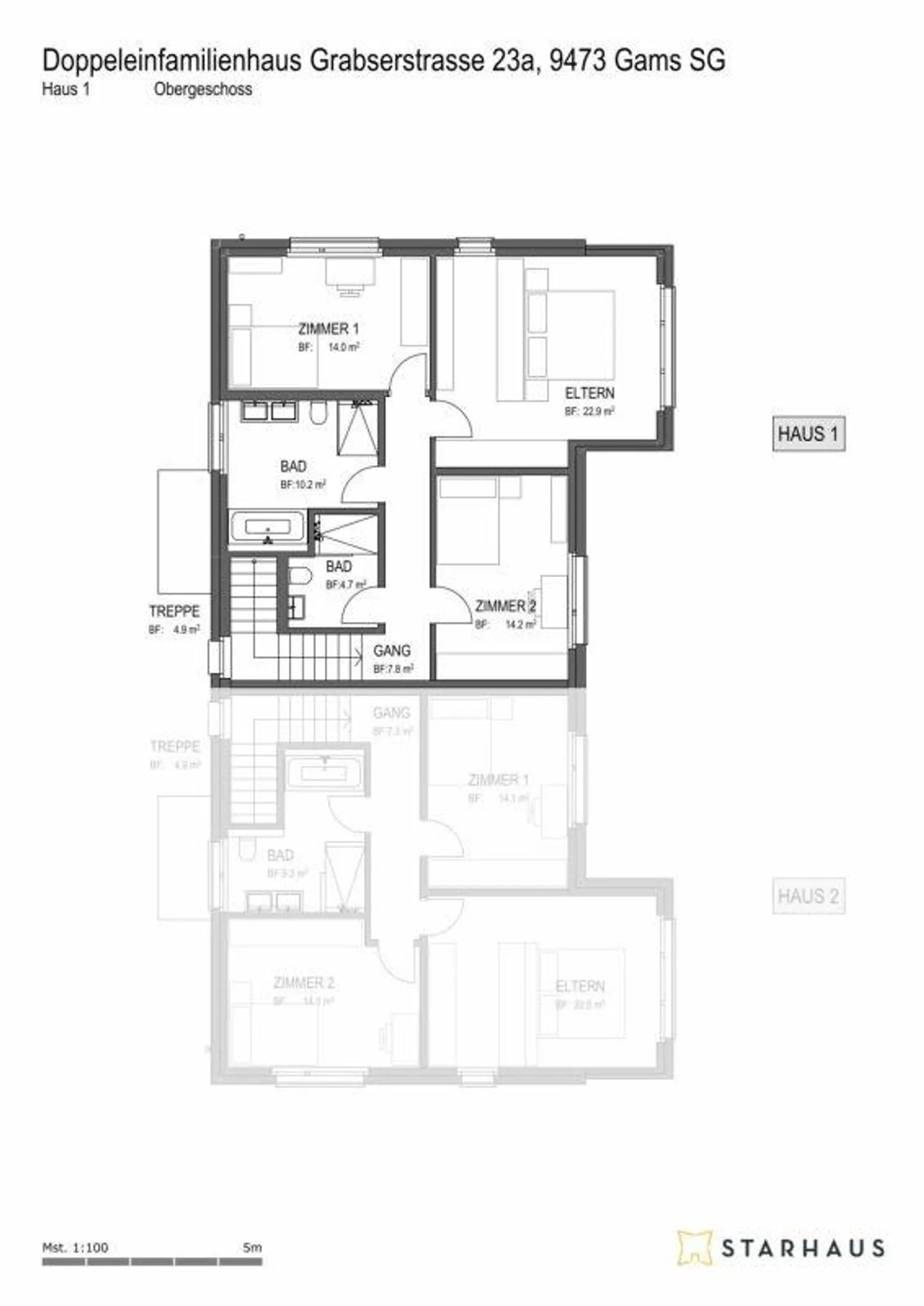 Charmantes Doppelhaus - Foto 5 von 8