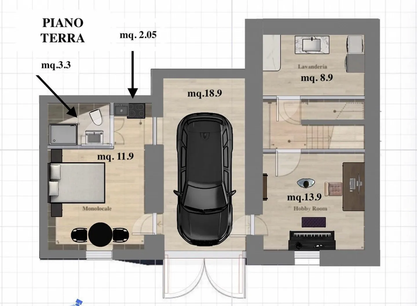 STUPENDES HAUS 5.5 ZIMMER RENOVIERTE CHARME IN CASTELROTTO - Foto 12 von 12