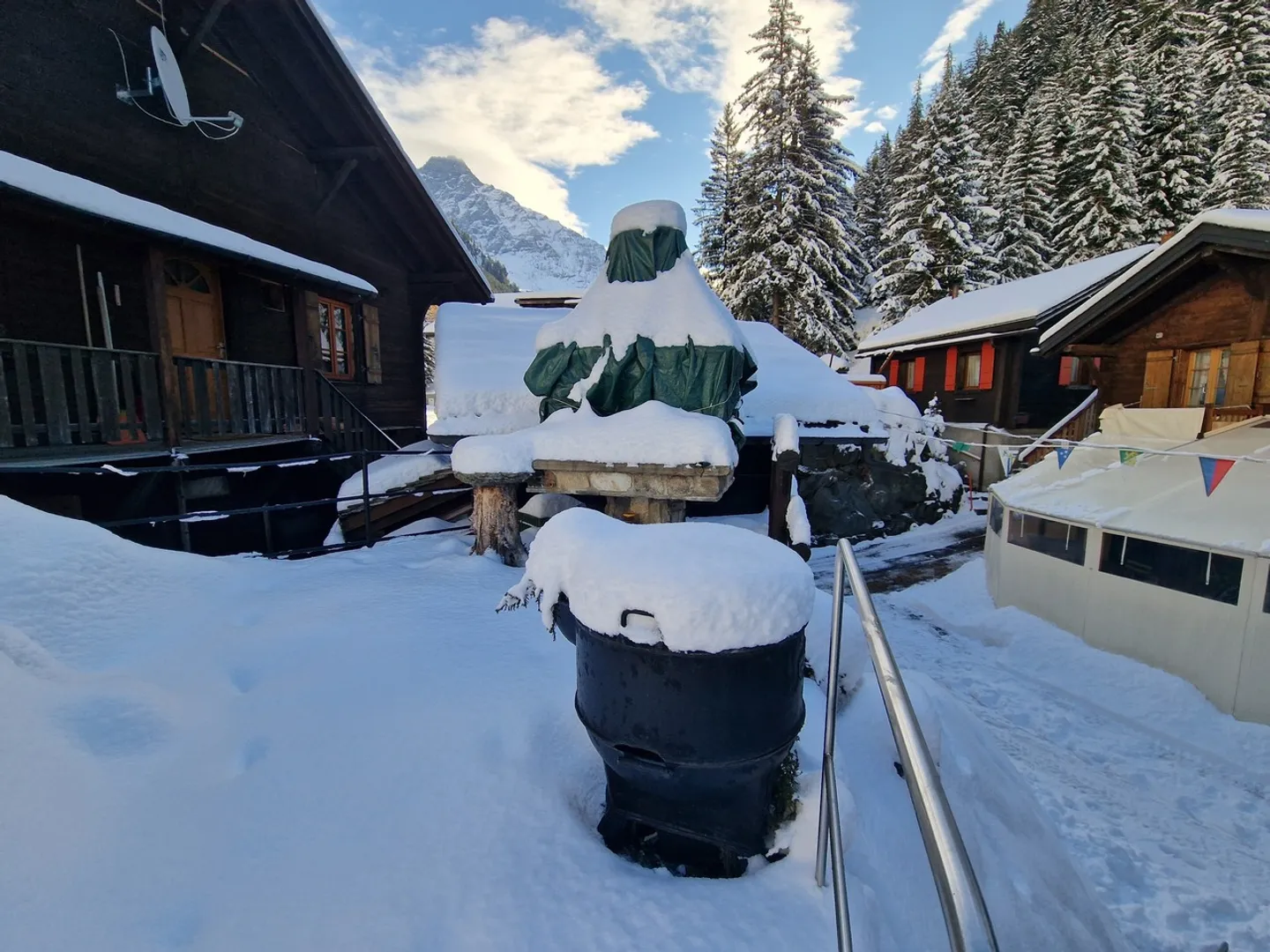 FIONNAY - 2-Zimmer Mazot + Weinkeller + möblierte Terrasse - Foto 14 von 19