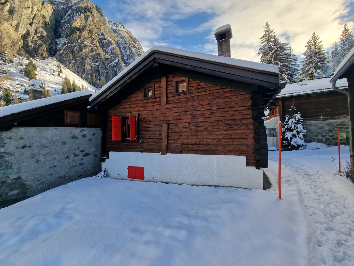 FIONNAY - 2-Zimmer Mazot + Weinkeller + möblierte Terrasse - Foto 18 von 19