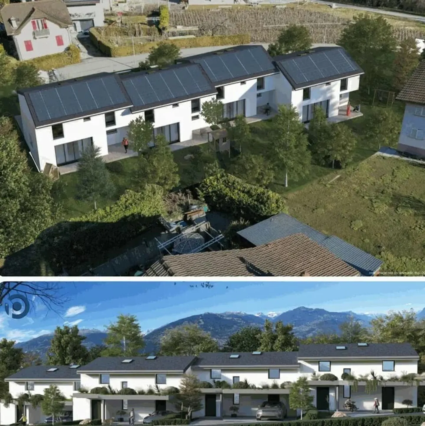 4 Semi-Detached Villas on Plans 4.5 and 5.5 Rooms - Photo 2 of 3