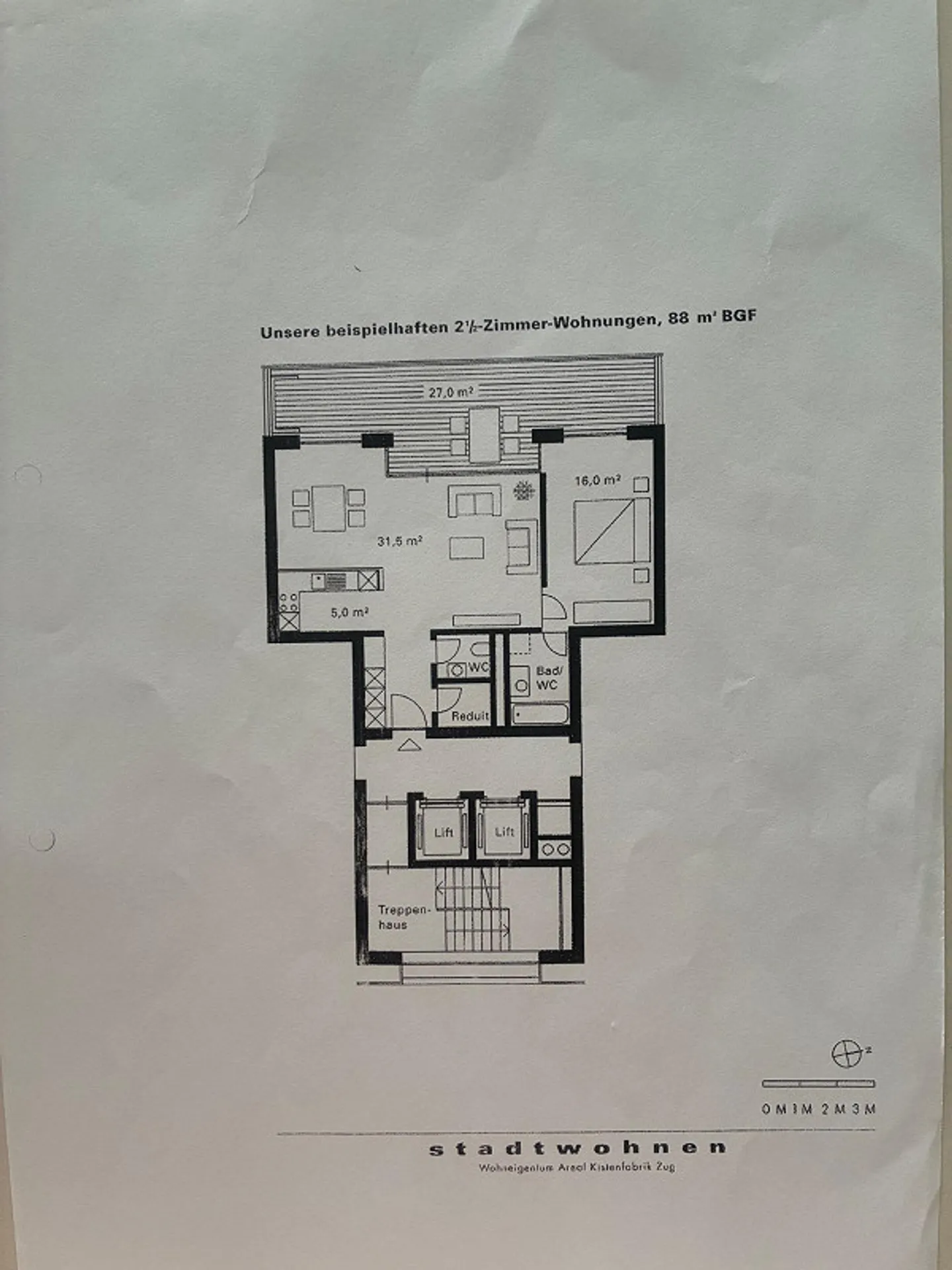 Appartement de ville 2,5 pièces 88m2 avec confort et vue dégagée - Photo 5 sur 5