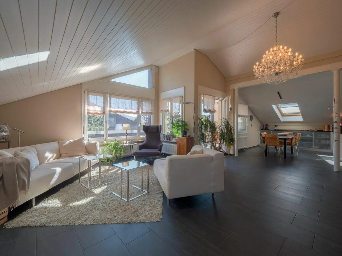 Spacious 4.5 Room Penthouse with 2 Parking Spaces in a Central Location - Photo 1 of 13