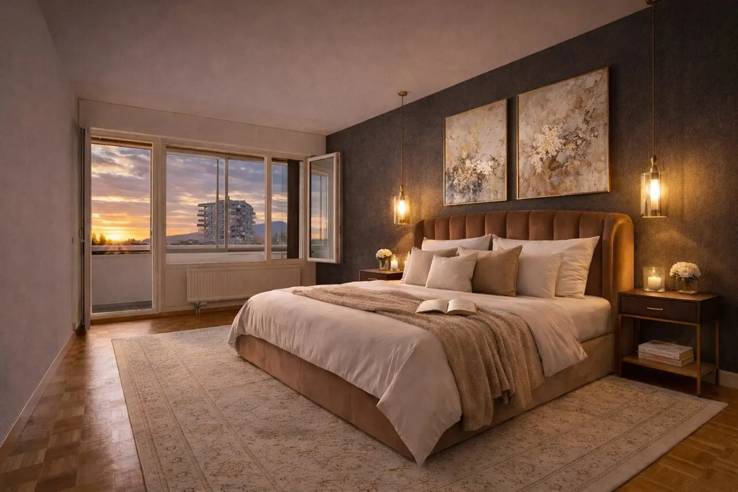 Stunning 4-room apartment with a view of the Jet d'Eau - Photo 4 of 11