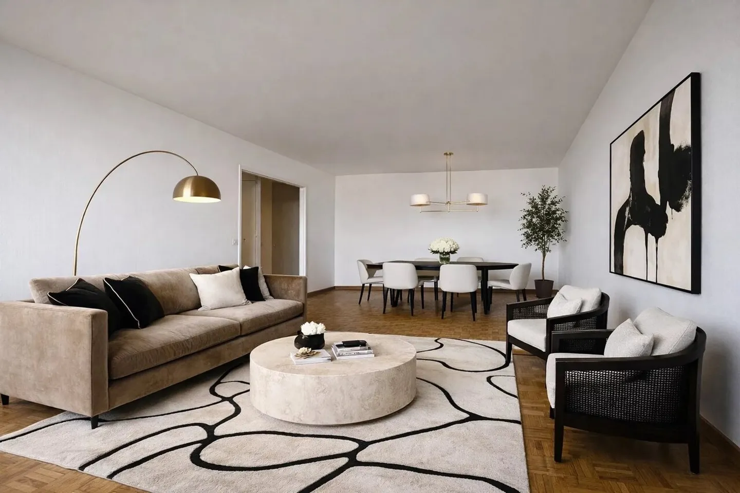 Stunning 4-room apartment with a view of the Jet d'Eau - Photo 1 of 11
