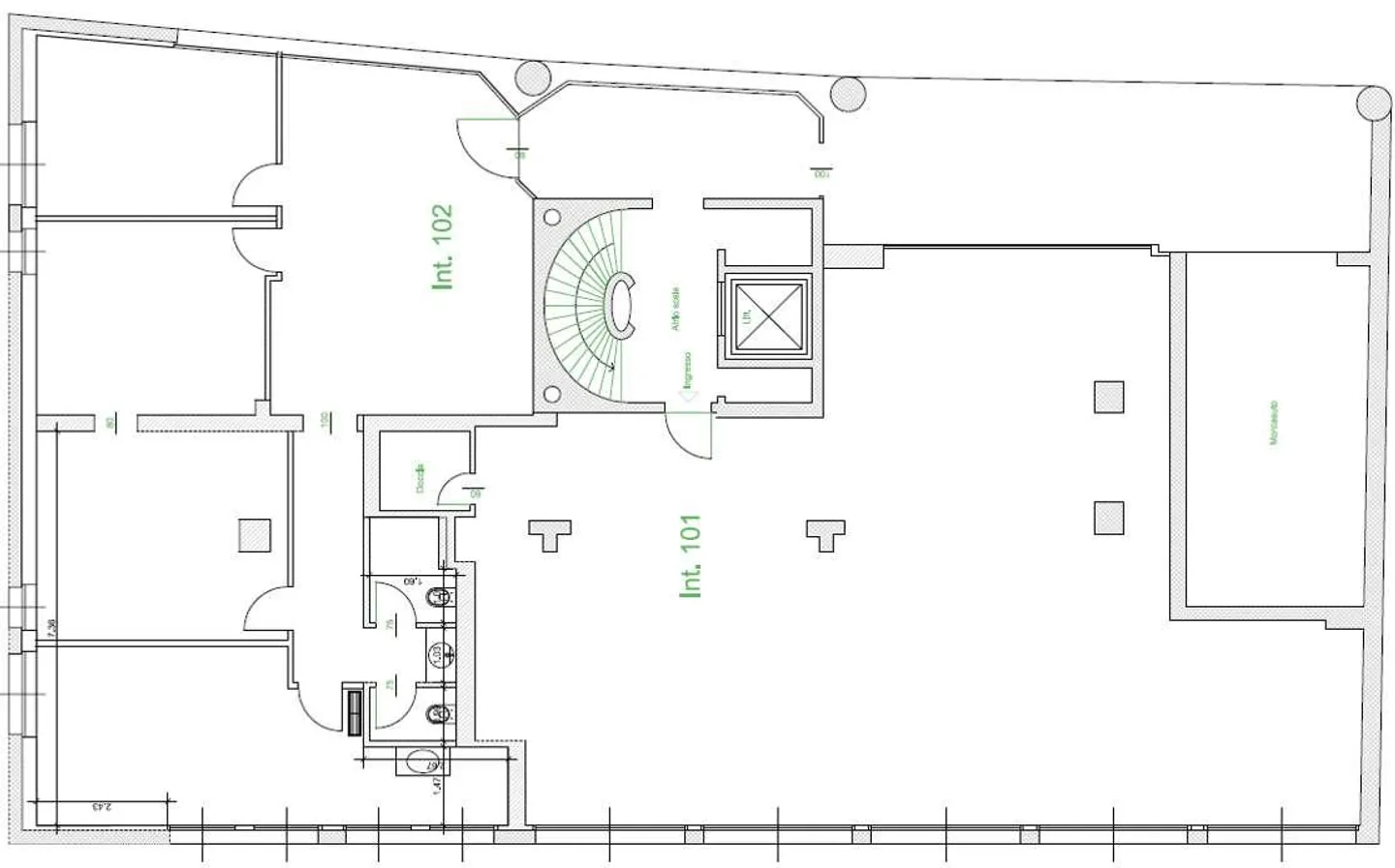 Espace commercial à louer - bureau à Lugano Besso - Photo 3 sur 4