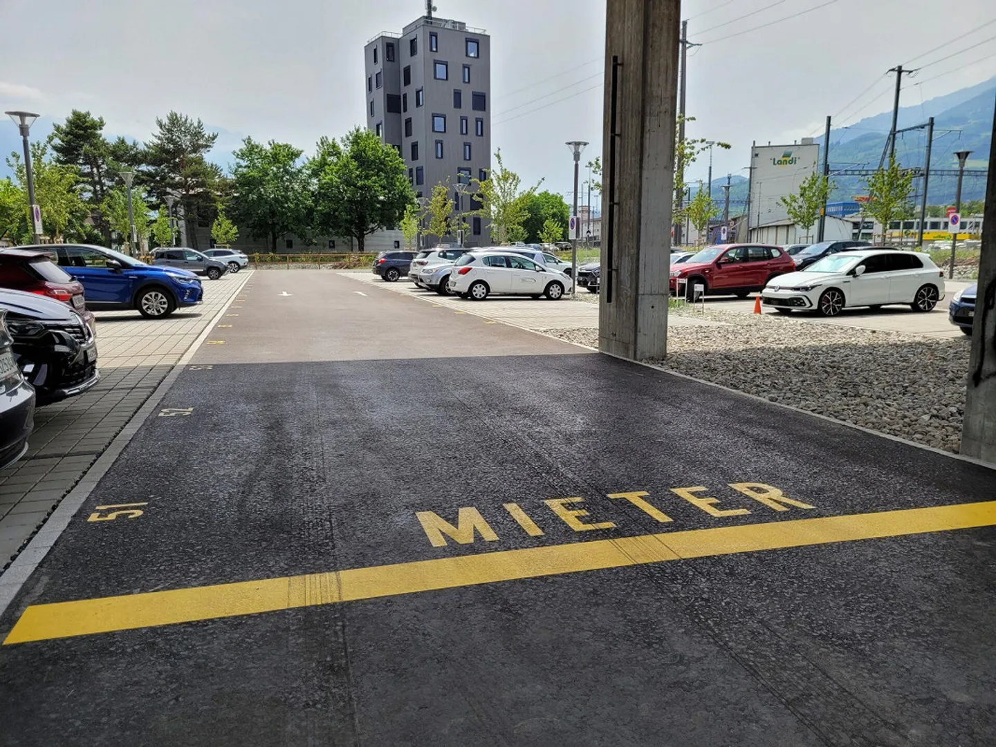 Posto auto per inquilini Rheinstrasse Buchs SG - Foto 6 di 6