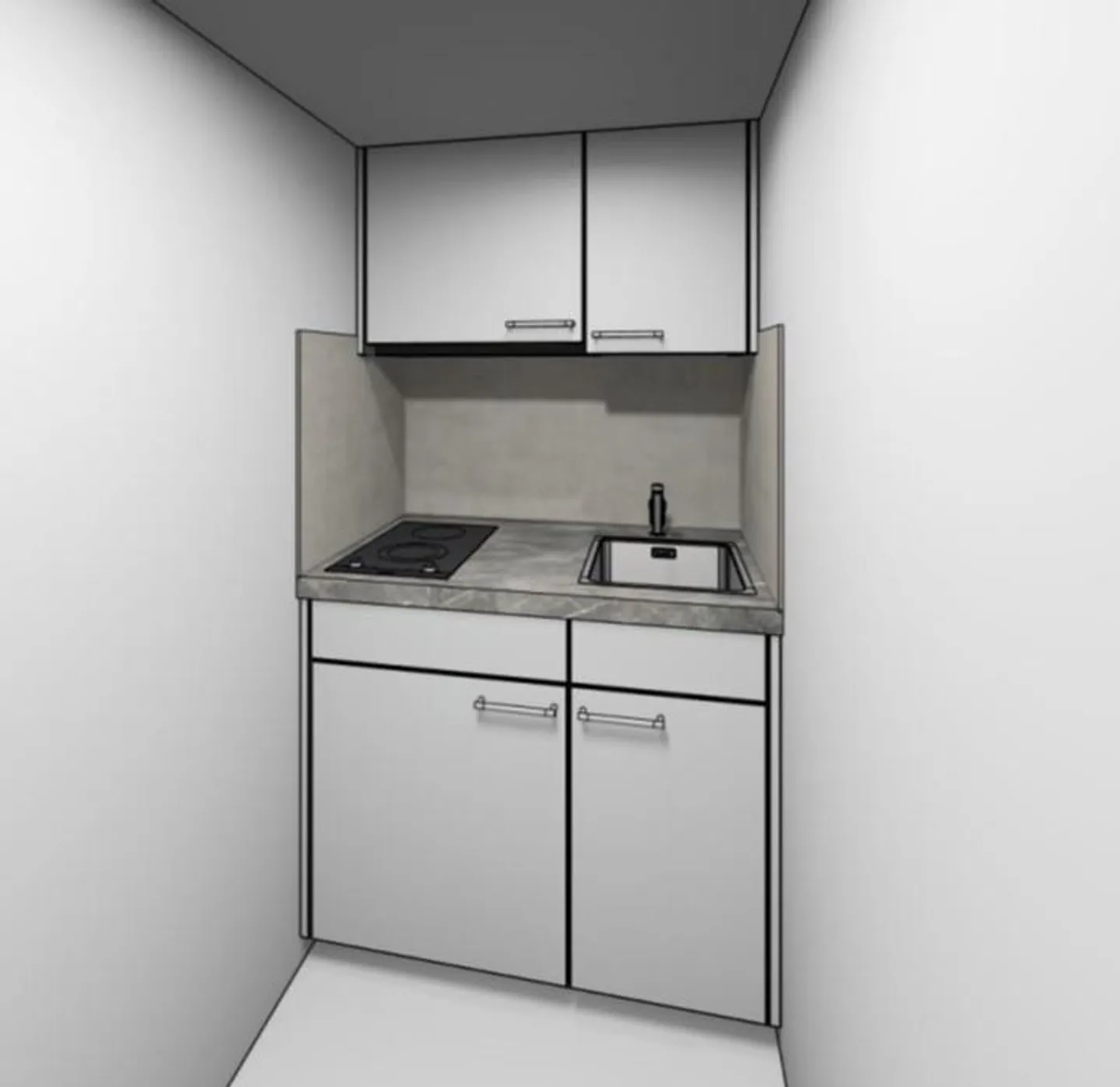 Appartamento 1 stanza ristrutturato in una posizione tranquilla - Foto 3 di 3