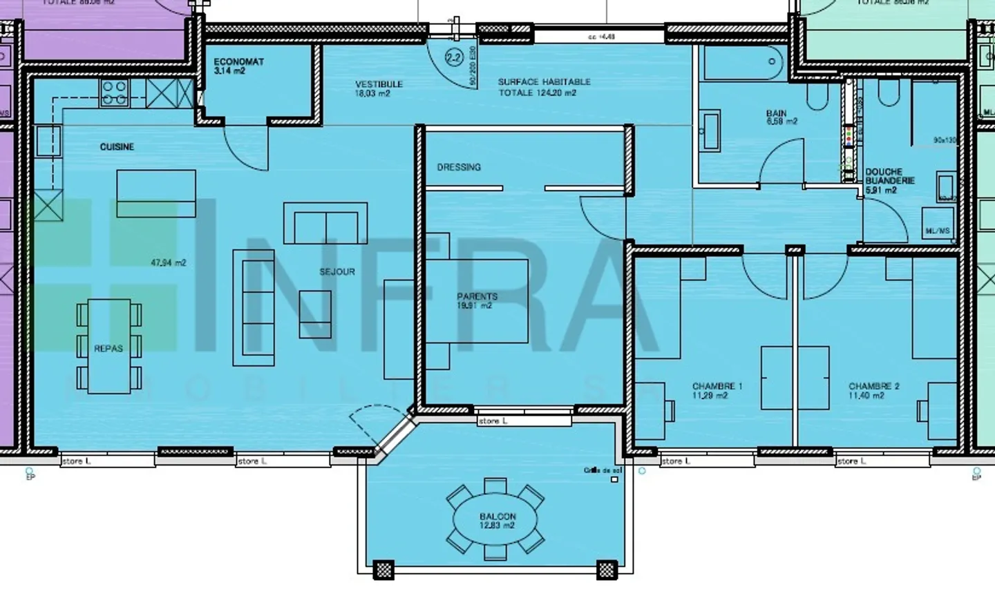 4.5 rooms of 124m2 - 1st floor - Photo 8 of 9