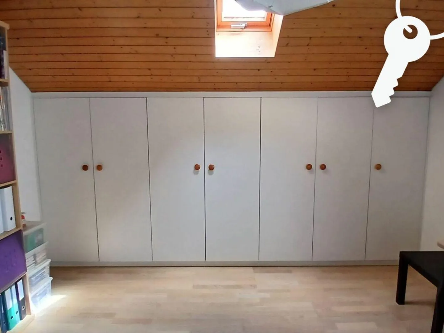 Appartement mansardé de 3,5 pièces confortable dans un emplacement calme en bordure de forêt - Photo 5 sur 14