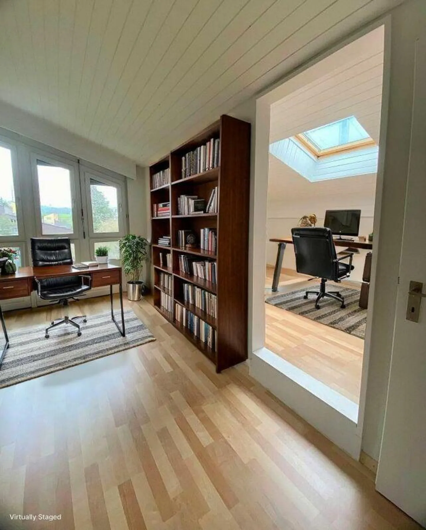 Sentiment de penthouse urbain avec galerie et terrasse XXL - Photo 4 sur 7