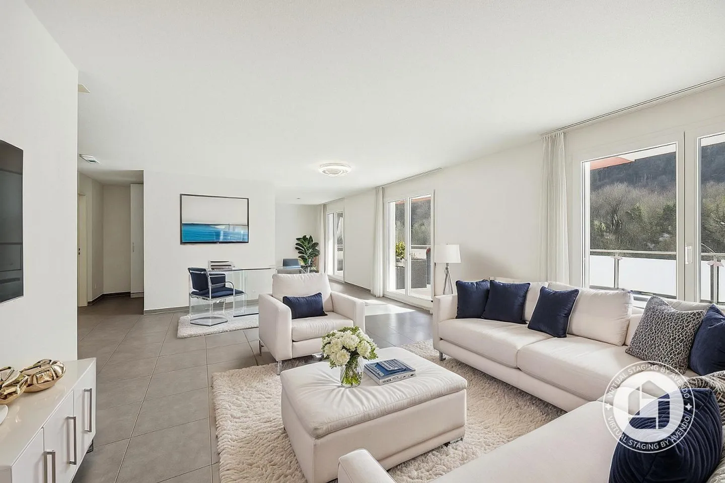 Appartement en attique de 4,5 pièces avec grande terrasse sur le toit ! - Photo 3 sur 13