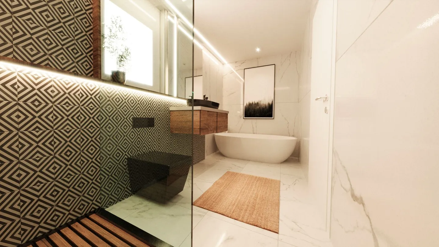 Appartement exclusif de 4,5 pièces au rez-de-chaussée - Photo 4 sur 6