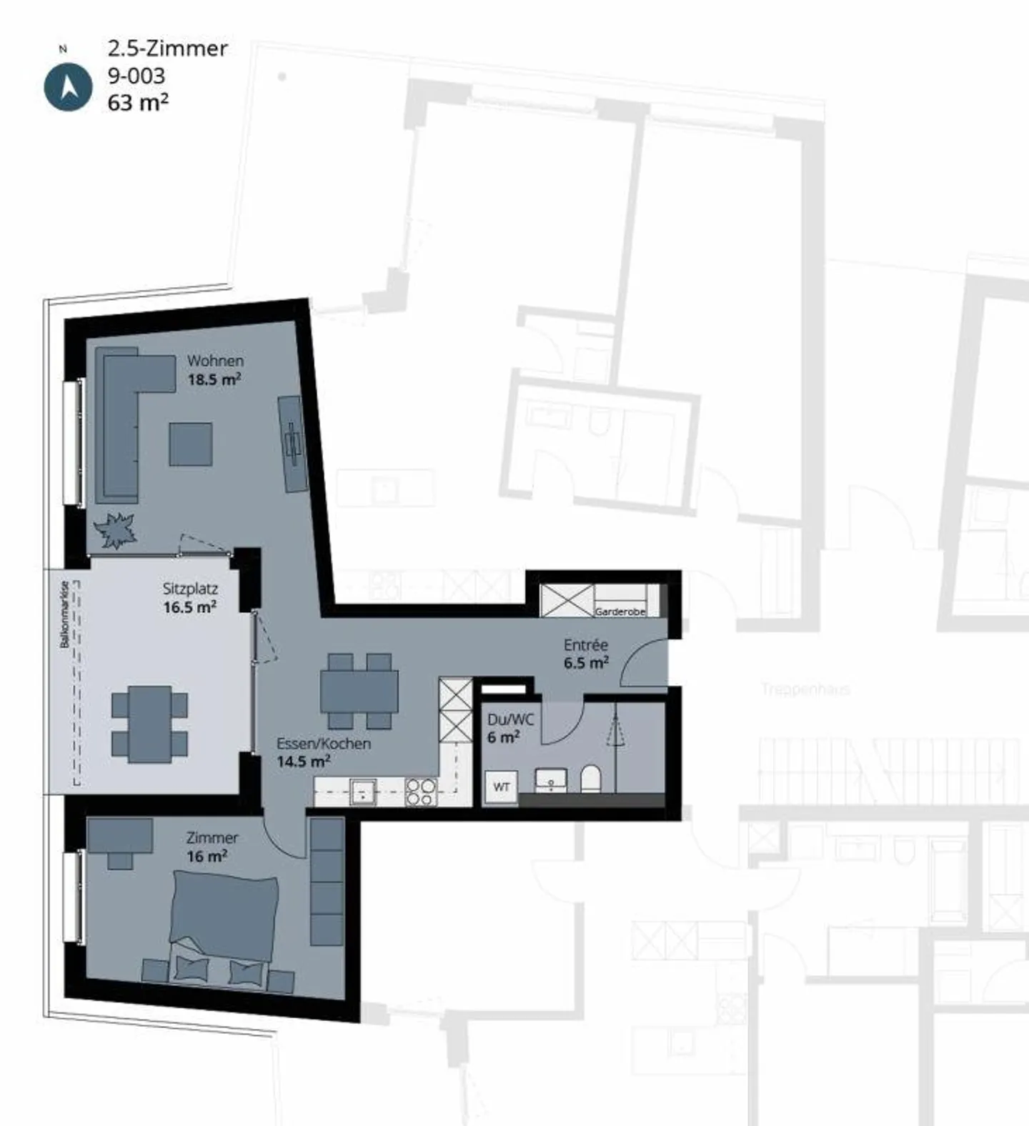 Beautiful apartment with terrace - Photo 7 of 7