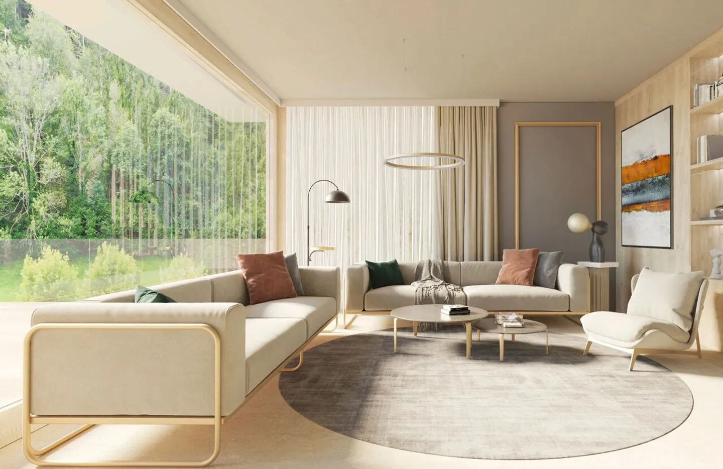 Nuovo progetto di costruzione Alte Strasse con due case bifamiliari (Casa A) - Foto 3 di 5