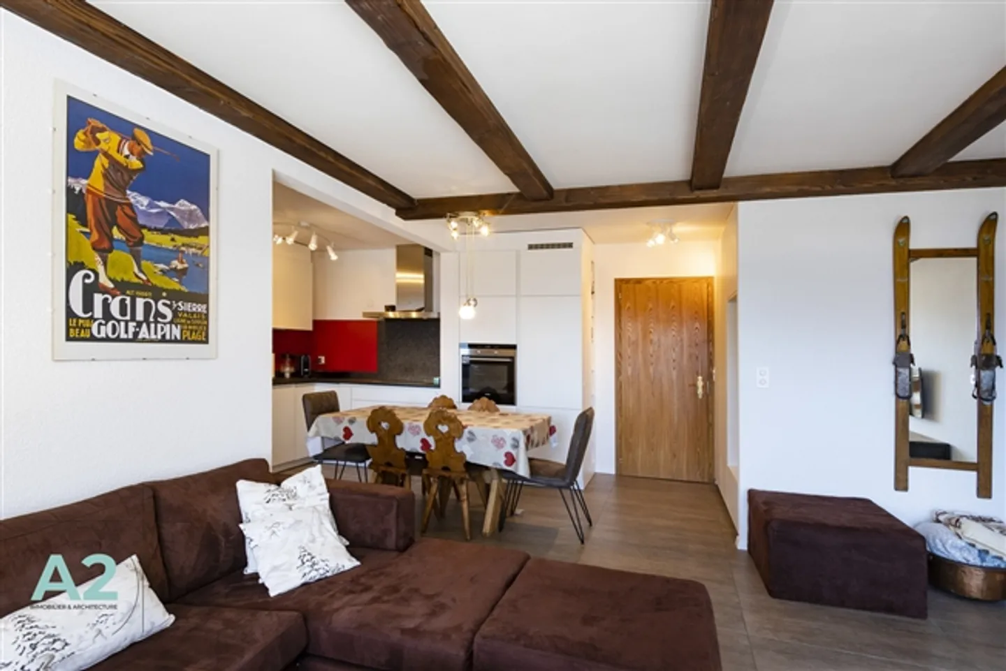 Spacious, renovated 3-room apartment with a view of the Alps - Photo 5 of 16